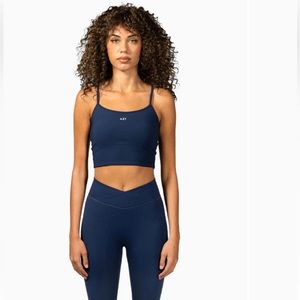 437 Navy Workout Top